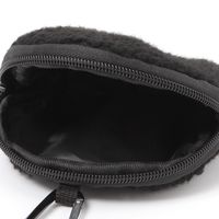 ボアミニサークルポーチ ブラック LAKOLE/ラコレ