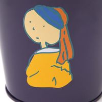 (世界の名作)ミニバケツ 真珠の耳飾り　小物収納 LAKOLE/ラコレ