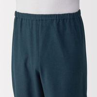 無印良品 メンズ 紳士 脇に縫い目のない フランネル長袖パジャマ 紳士Ｓ ネイビー 良品計画