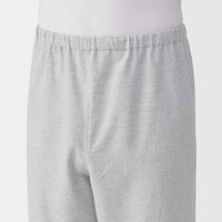 無印良品 メンズ 紳士 脇に縫い目のない フランネル長袖パジャマ 紳士ＸＬ グレー 良品計画