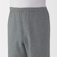 無印良品 メンズ 紳士 脇に縫い目のない フランネル長袖パジャマ 紳士ＸＬ アイボリー柄 良品計画