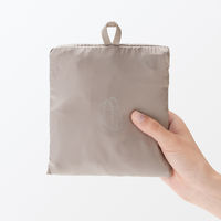 無印良品 たためる 撥水 横型ボストンバッグ ダークベージュ タテ３４×ヨコ４４×マチ２１ｃｍ 良品計画