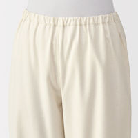 無印良品 レディース 婦人 脇に縫い目のない フランネル長袖パジャマ 婦人Ｓ アイボリー 良品計画