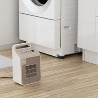 YAMAZEN セラミックヒーター 脱衣所用 人感・温度 Wセンサー 1200W 2段階切替 DSF-VE121(GW) 1台