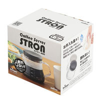 コーヒーサーバー コーヒーポット 400mL ブラック ストロン TW-3730 1個 食洗機対応 割れにくい 日本製 曙産業