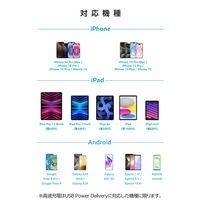 USB充電器 タイプC PD 20W USB-C×1 A×1 コンセント しろちゃん EC-AC12020WF エレコム 1個（直送品）