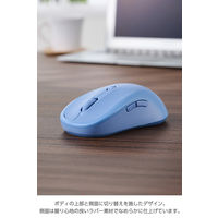 ワイヤレスマウス 静音 Bluetooth/無線2.4GHz 7ボタン チルト ブルー M-MY40MBSBU-G エレコム 1個（直送品）