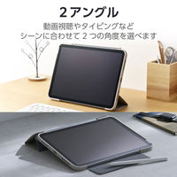 エレコム iPad(A16) (第10世代) フラップケース 薄型軽量 カラーエッジ TB-A25RWVFCGB 1個