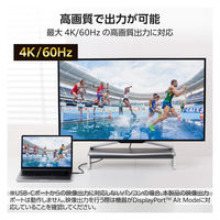モニタースタンド型 ドッキングステーション 12in1 DST-W08 エレコム 1個（直送品）