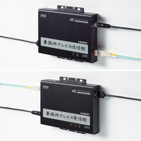 サンワサプライ 光ファイバHDMIエクステンダー(4K対応・300m延長) VGA-EXHDFB 1個