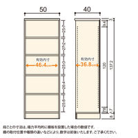 大洋 Shelfit Shelfit エースラック 幅500×奥行400×高さ1499mm AR1550MD(NA) 1台（直送品）