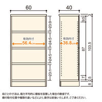 大洋 Shelfit Shelfit エースラックタフ 幅600×奥行400×高さ1170mm ARタフ1260MD(NA) 1台（直送品）