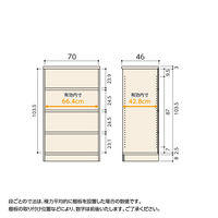 大洋 Shelfit Shelfit エースラックタフ 幅700×奥行460×高さ1170mm ARタフ1270D(NA) 1台（直送品）