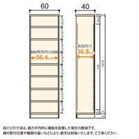 大洋 Shelfit Shelfit エースラックタフ 幅600×奥行400×高さ2111mm ARタフ2160MD(NA) 1台（直送品）