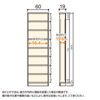 大洋 Shelfit Shelfit エースラックタフ 幅600×奥行190×高さ2111mm ARタフ2160S(NA) 1台（直送品）