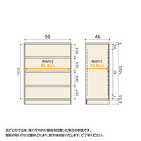 大洋 Shelfit Shelfit カラーラックタフ 幅900×奥行460×高さ1170mm NCタフ1290D(DB) 1台（直送品）