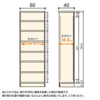 大洋 Shelfit Shelfit カラーラックタフ 幅600×奥行400×高さ1780mm NCタフ1860MD(DB) 1台（直送品）