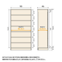 大洋 Shelfit Shelfit カラーラックタフ 幅900×奥行460×高さ1780mm NCタフ1890D(LN) 1台（直送品）