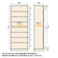 大洋 Shelfit Shelfit カラーラックタフ 幅800×奥行460×高さ2111mm NCタフ2180D(DB) 1台（直送品）