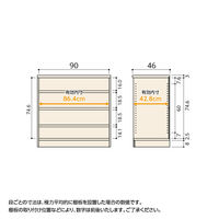 大洋 Shelfit カラーラックタフ 幅900×奥行460×高さ881mm NCタフ9090D(DB) 1台（直送品）