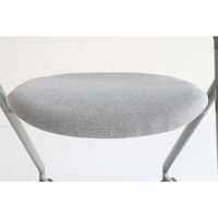 ICHIBA 折り畳み式ミーティングチェア グレー OFC-3842GY 1脚（直送品）