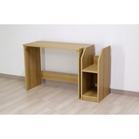 【軒先渡し】友澤木工 システムテレワークデスク ハイ 幅1160×奥行415×高さ720mm ナチュラル DE-10+11 NA 1台（直送品）