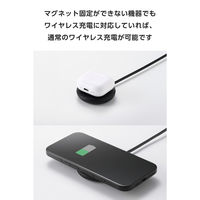 ワイヤレス充電器 マグネット式 Qi2 15W 高速充電 コンパクト ブラック EC-MA10BK エレコム 1個（直送品）