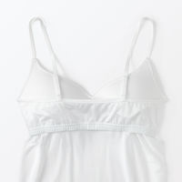 無印良品 レディース 婦人 なめらかブラキャミソール 婦人Ｍ 白 良品計画