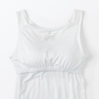 無印良品 レディース 婦人 なめらかブラタンクトップ 婦人Ｍ 白 良品計画