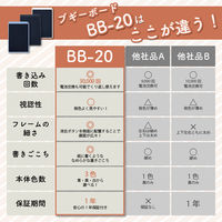 キングジム ブギーボード BBー20 クロ BB-20-BK 1台