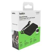 BELKIN モバイルバッテリー 10000mAh with Display BPB027FQBK 1個