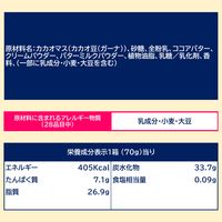 チョコレート菓子 プレミアムガーナ　ダークミルク　70g 1セット（1個×6）
