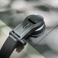 車載ホルダー ダッシュボード用 真空吸着＆粘着固定 ロングアーム Aタイプ ブラック 片手でラクラク操作（直送品）