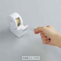 コクヨ グルー テープカッター 吸盤ハンディタイプ 白 小巻対応 T-GM510W 1セット（5個）