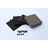 コンフォートワーク キューブスツール　収納付き　幅・奥行き380mm　キューブソファ　ブラウン ACS-3840P(BR) 1台 オリジナル