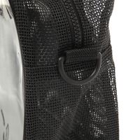 CLEARMESHバッグポーチ ブラック LAKOLE/ラコレ