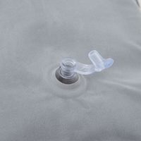 TRAVEL ポンプ式腰当てクッション グレー LAKOLE/ラコレ