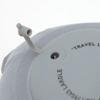 TRAVEL ポンプ式ネックピロー グレー LAKOLE/ラコレ