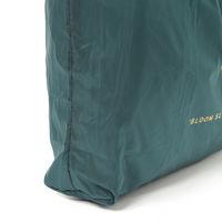 FLOWERポーチ付きエコバッグ グリーン LAKOLE/ラコレ