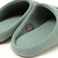 FLOWER刺繍スリッパ グリーン LAKOLE/ラコレ