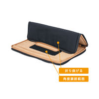 ナカバヤシ 15.6インチPC用 スタンドインナーケース リサイクル ブラック SZC-FC152407BK 1個