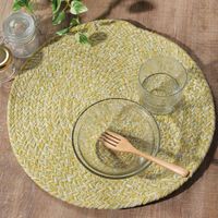 ラウンドランチョンマット イエロー studio CLIP