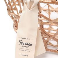 ワイヤーバスケット　柳アイアンバスケットM ナチュラル studio CLIP