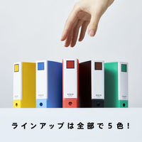 キングジム ミニリングファイル イエロー 3穴バインダー MN637ーY 1冊