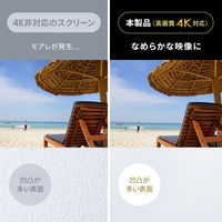 サンワサプライ プロジェクタースクリーン(床置き・超短焦点対応・100型・16:9) PRS-YPT100HDT 1枚（直送品）