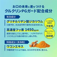 歯磨き粉 フッ素 クルクリン PGガード ペパーミント 90g 歯周病 虫歯 口臭 高濃度フッ素配合 薬用ハミガキ サラヤ