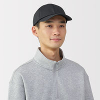 無印良品 ＵＶカット透湿撥水防水テープ使い キャップ ５５～５９ｃｍ 黒 良品計画