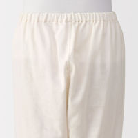 無印良品 レディース 婦人 脇に縫い目のない 二重ガーゼ長袖パジャマ 婦人Ｓ オフ白 良品計画