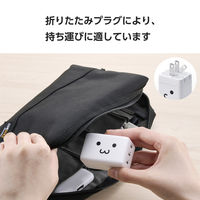 エレコム USB充電器 タイプC PD 67W USBーC×3 パソコン充電 しろちゃん EC-AC11267WF 1個