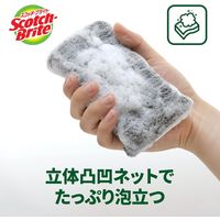 スリーエム（3M）スコッチブライト プレミアムネットスポンジ 抗菌 キッチン 油汚れ グレー（2個入）